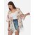 PURYS White Floral Shrugs for Women