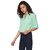 Purys Women Green Solid Regular Top