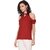 Purys Women Red Solid Basic Top