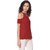 Purys Women Red Solid Basic Top