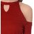 Purys Women Red Solid Basic Top