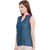 Purys Women Blue Solid Regular Top