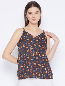 PURYS Women Multicolor Printed Strappy Top