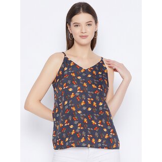 PURYS Women Multicolor Printed Strappy Top