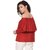 Purys Women Red Solid Layered Top