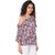 Purys Women Purple Floral Regular Top