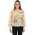 Purys Women Yellow Floral Off Shoulder Top