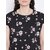 Purys Women Black Printed Regular Top