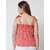 PURYS Women Pink Printed Regular Top