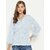 PURYS Women Blue Printed Regular Top