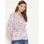 PURYS Women Pink Printed Regular Top