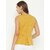 PURYS Women Yellow Solid Wrap Top