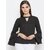 Purys Women Black Solid Regular Top