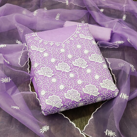 Sharda Creation Unstitched  Embroidered Dress Material