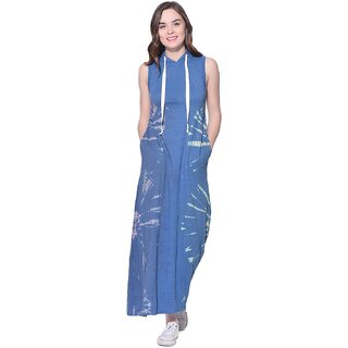 Purys Women Blue Maxi Dress