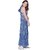Purys Women Blue Maxi Dress