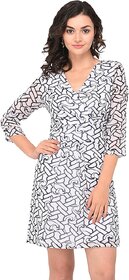 Purys Women Multicolor Wrap Dress