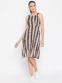 Purys Women White Fit & Flare Dress