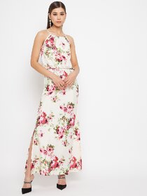 Purys Women White Fit & Flare Dress