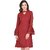 Purys Women Maroon A Line Dress