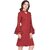 Purys Women Maroon A Line Dress