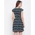 Purys Women Black Fit & Flare Dress