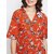 Purys Women Orange Wrap Dress
