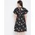 Purys Women Black A Line Dress