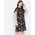 Purys Women Black A Line Dress