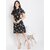 Purys Women Black A Line Dress