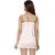 Women Fashionable Nightwear Set of Two, Nighty  Thong, Solid Satin Peach - S