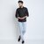 Baleshwar Men Black Solid Regular Fit Formal Shirt