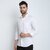 Baleshwar Men White Solid Regular Fit Formal Shirt