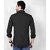 Baleshwar Men Black Solid Regular Fit Casual Shirt