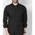Baleshwar Men Black Solid Regular Fit Casual Shirt