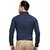 Baleshwar Men Dark Blue Solid Regular Fit Casual Shirt