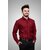 Baleshwar Men Wine Red Solid Formal Shirt (Pack of 1 )
