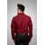 Baleshwar Men Wine Red Solid Formal Shirt (Pack of 1 )