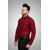 Baleshwar Men Wine Red Solid Formal Shirt (Pack of 1 )