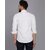 Baleshwar Men White Solid Slim Fit Casual Shirt