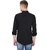 Baleshwar Men Black Solid Formal Shirt (Pack of 1 )