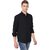 Baleshwar Men Black Solid Formal Shirt (Pack of 1 )