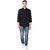 Baleshwar Men Black Solid Formal Shirt (Pack of 1 )