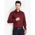 Baleshwar Men Maroon Solid Formal Shirt (Pack of 1 )