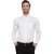 Baleshwar Men White Solid Formal Shirt (Pack of 1 )