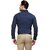 Baleshwar Men Navy Solid Formal Shirt (Pack of 1 )
