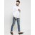 Baleshwar Men White Solid Casual Shirt (Pack of 1 )