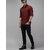 Baleshwar Men Maroon Solid Formal Shirt (Pack of 1 )