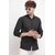 Baleshwar Men Black Solid Formal Shirt (Pack of 1 )