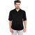 Baleshwar Men Black Solid Casual Shirt (Pack of 1 )